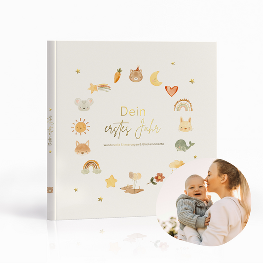 Babyalbum_Dein_erstes_Jahr_beige