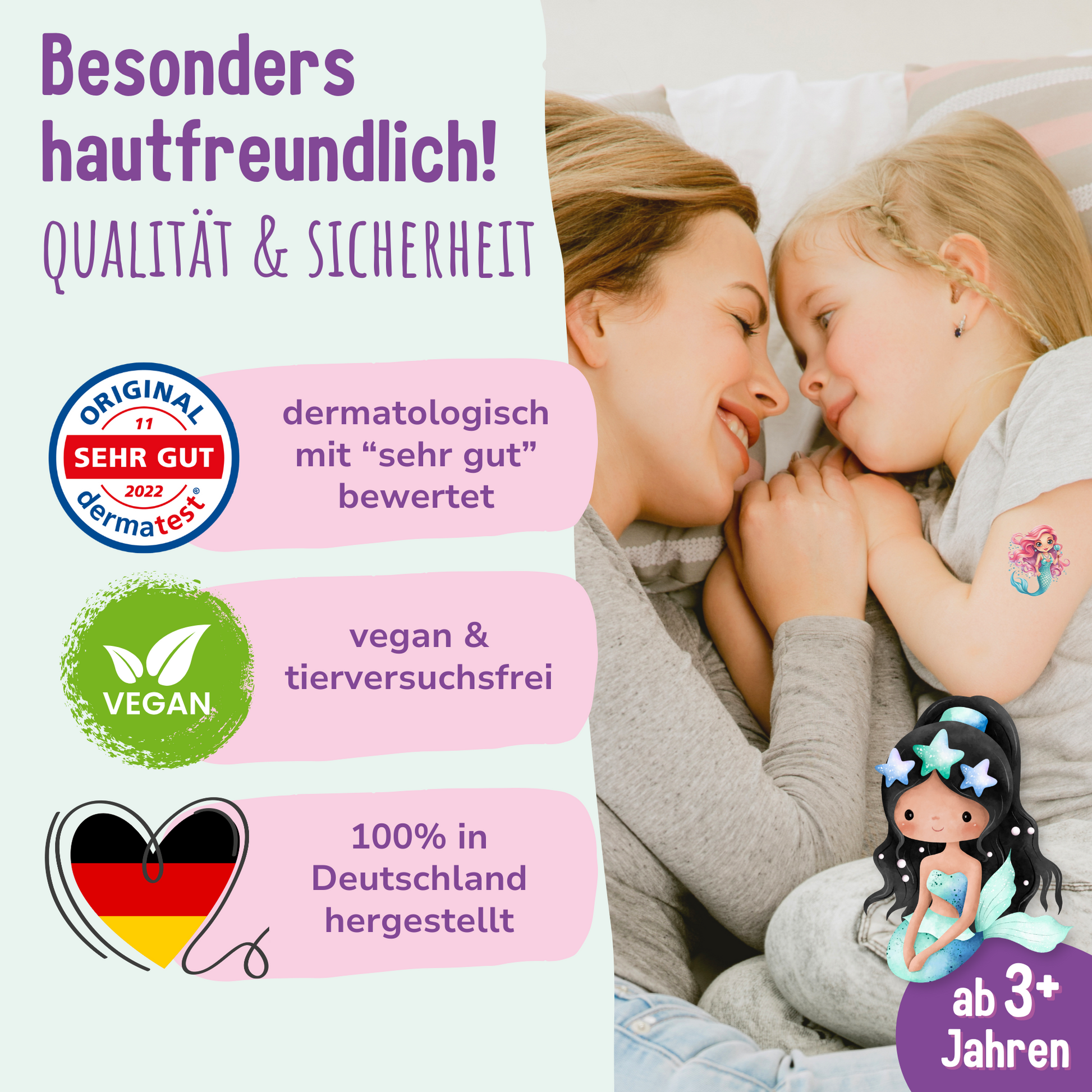 Hauttattoos_Kinder_Meerjungfrauen