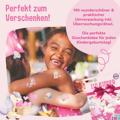 Hauttattoos_Kinder_Einhörner