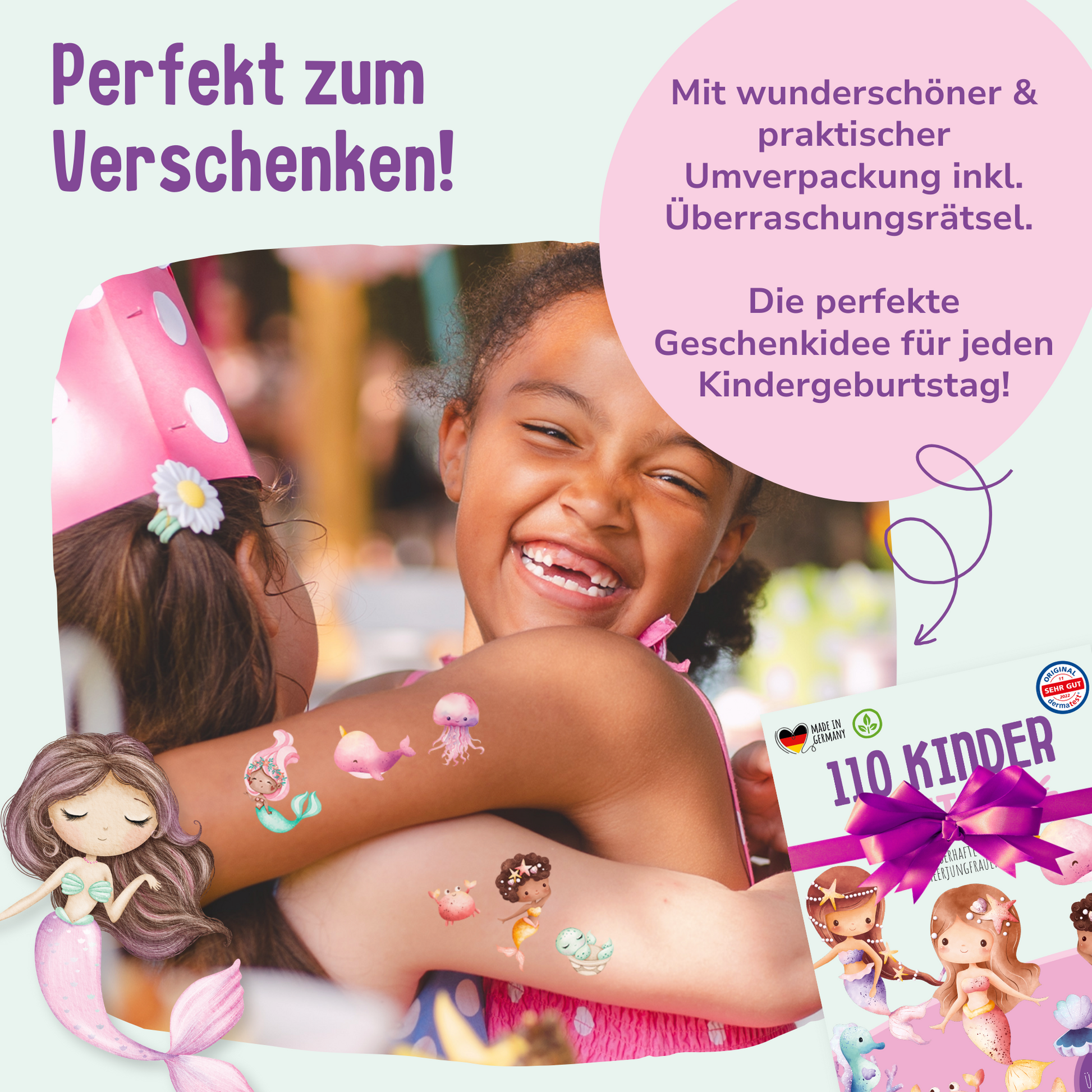 Hauttattoos_Kinder_Meerjungfrauen