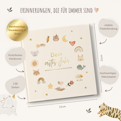 Babyalbum_Dein_erstes_Jahr_beige