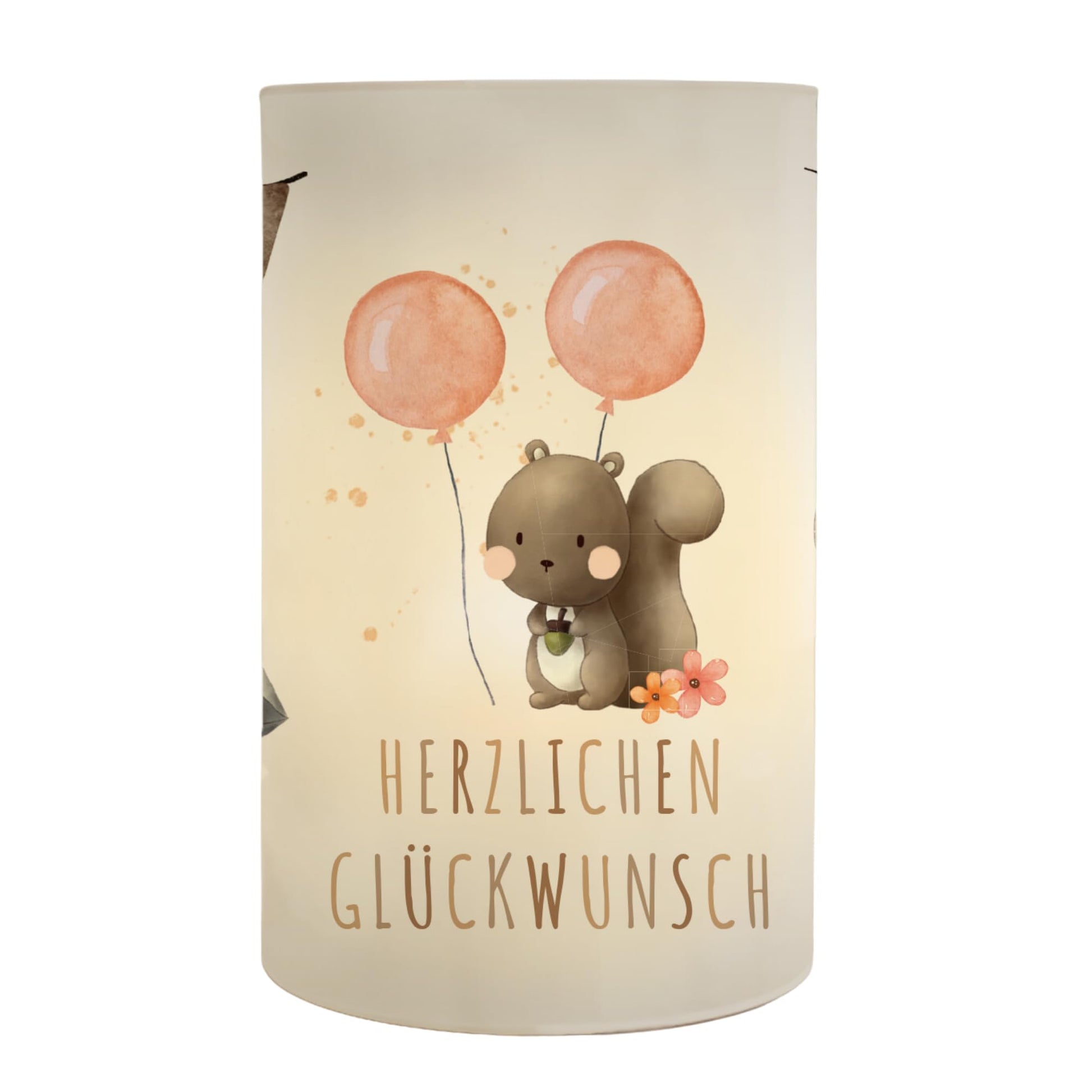 Windlichtbanderolen_Geburtstag_süße_Tiere_beige