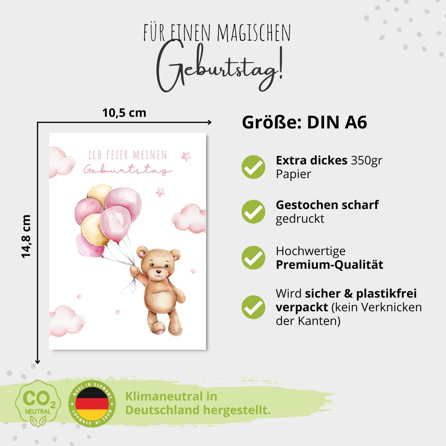 Einladungskarten_Kindergeburtstag_Bär_mit_Luftballons_pink