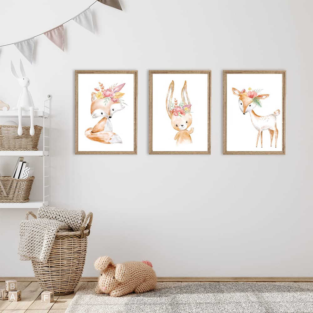 Kinderzimmerposter_boho_tiere_A4_3er_Set