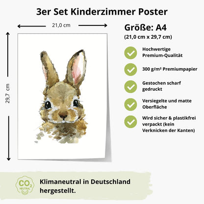 Kinderzimmerposter_waldtiere_A4_3er_Set