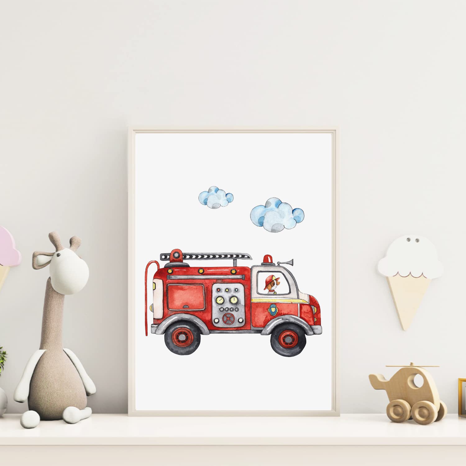 Kinderzimmerposter_Feuerwehr_A4_A5_6er_Set