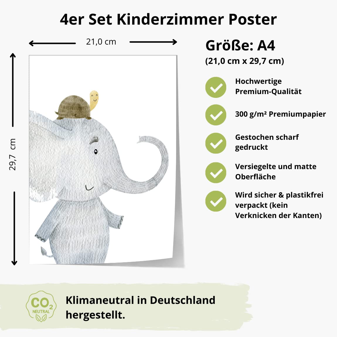 Kinderzimmerposter_Tier_auf_Tier_A4_4er_Set