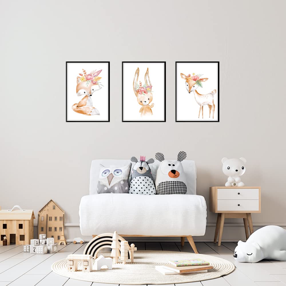 Kinderzimmerposter_boho_tiere_A4_3er_Set