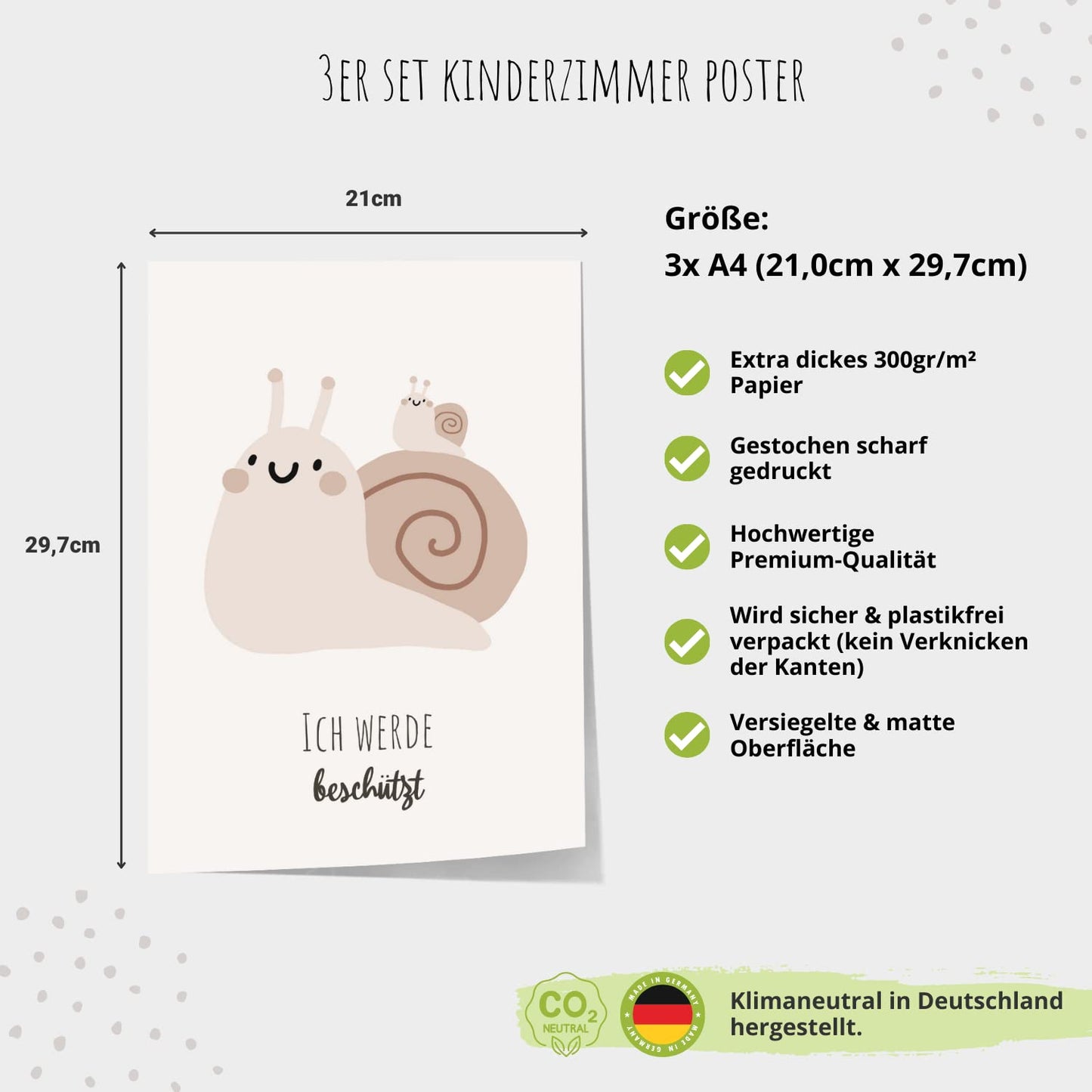 Kinderzimmerposter_Affirmationen_A4_3er_Set_beige