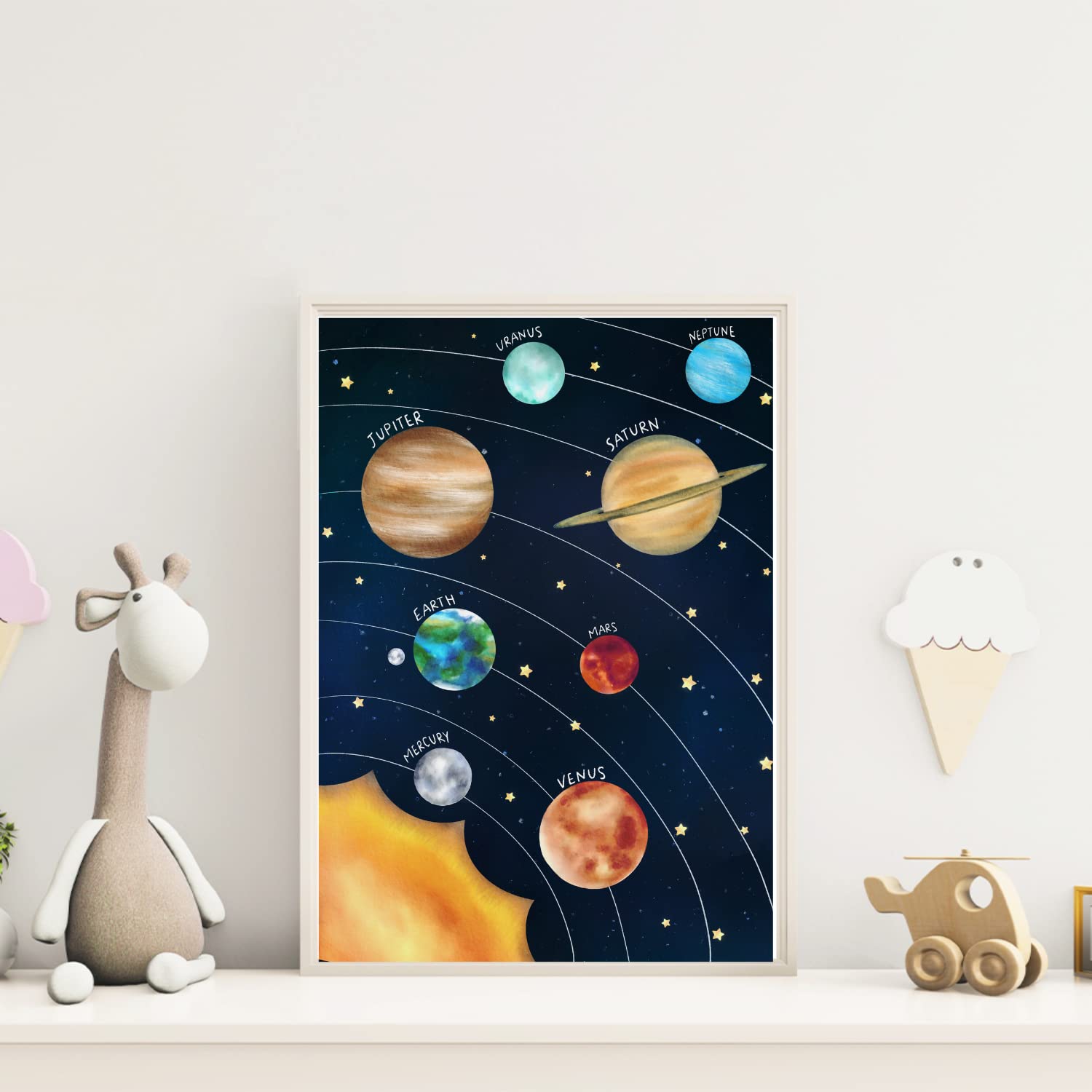 Kinderzimmerposter_Astronauten_A4_6er_Set_dunkel