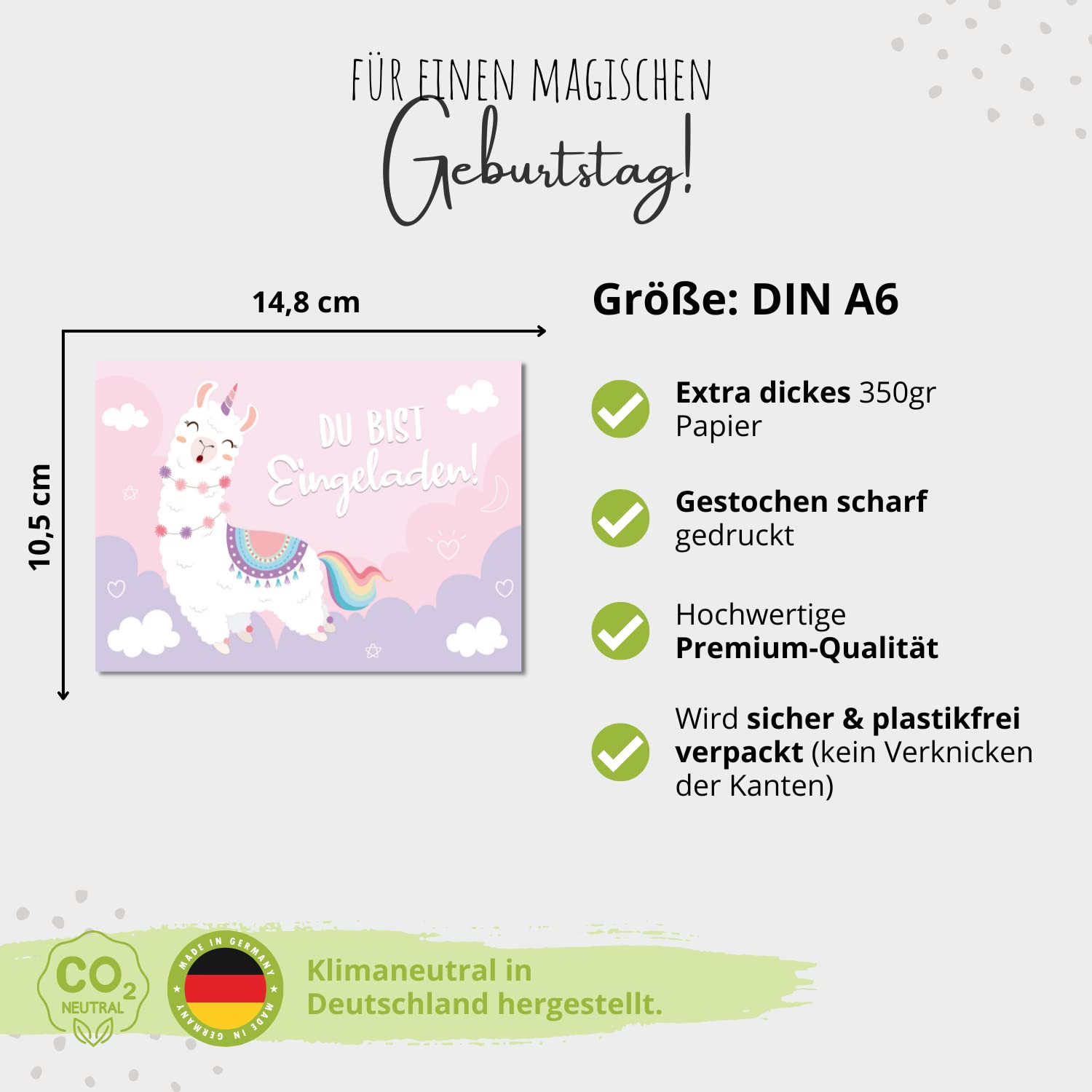 Einladungskarten_Kindergeburtstag_Alpaka_pink