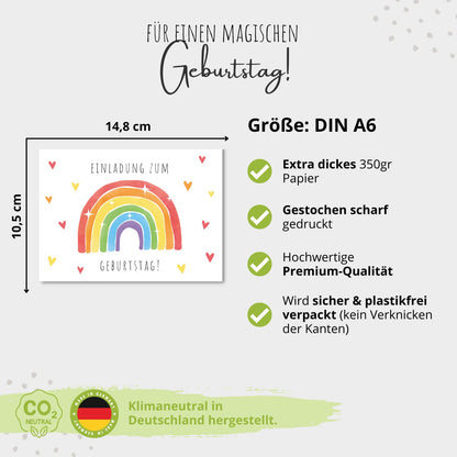 Einladungskarten_Kindergeburtstag_Regenbogen_bunt