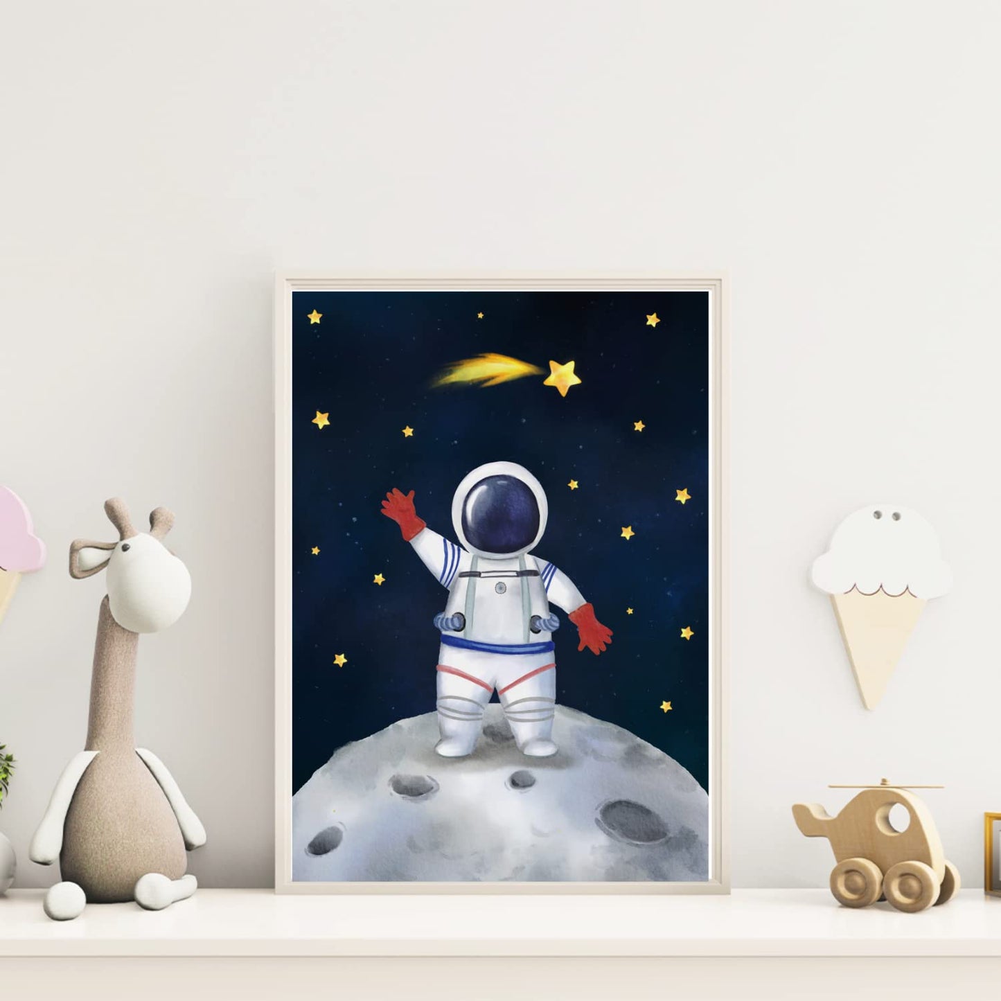 Kinderzimmerposter_Astronauten_A4_4er_Set