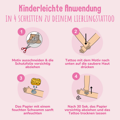 Hauttattoos_Kinder_Einhörner