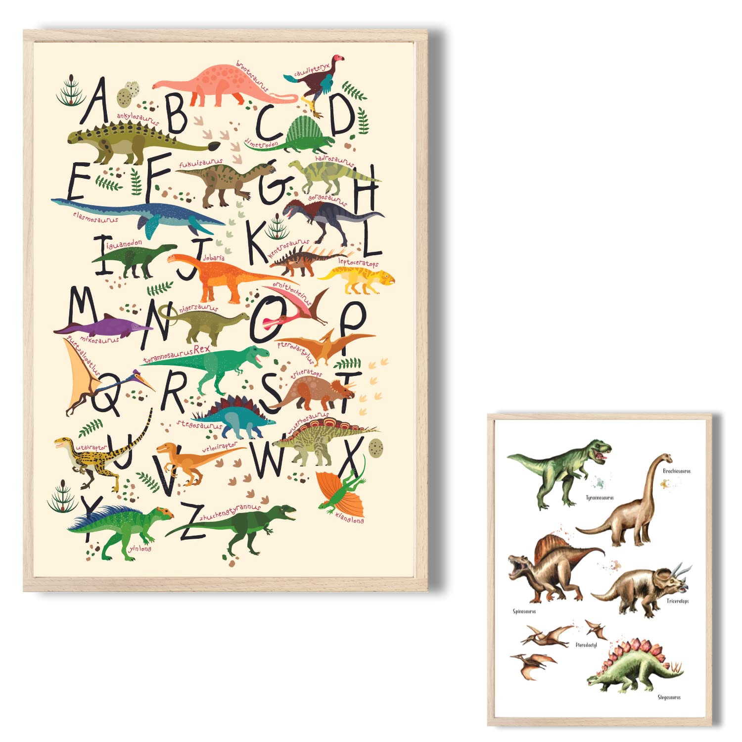 Kinderzimmerposter_Dinoposter_A2_doppelseitig