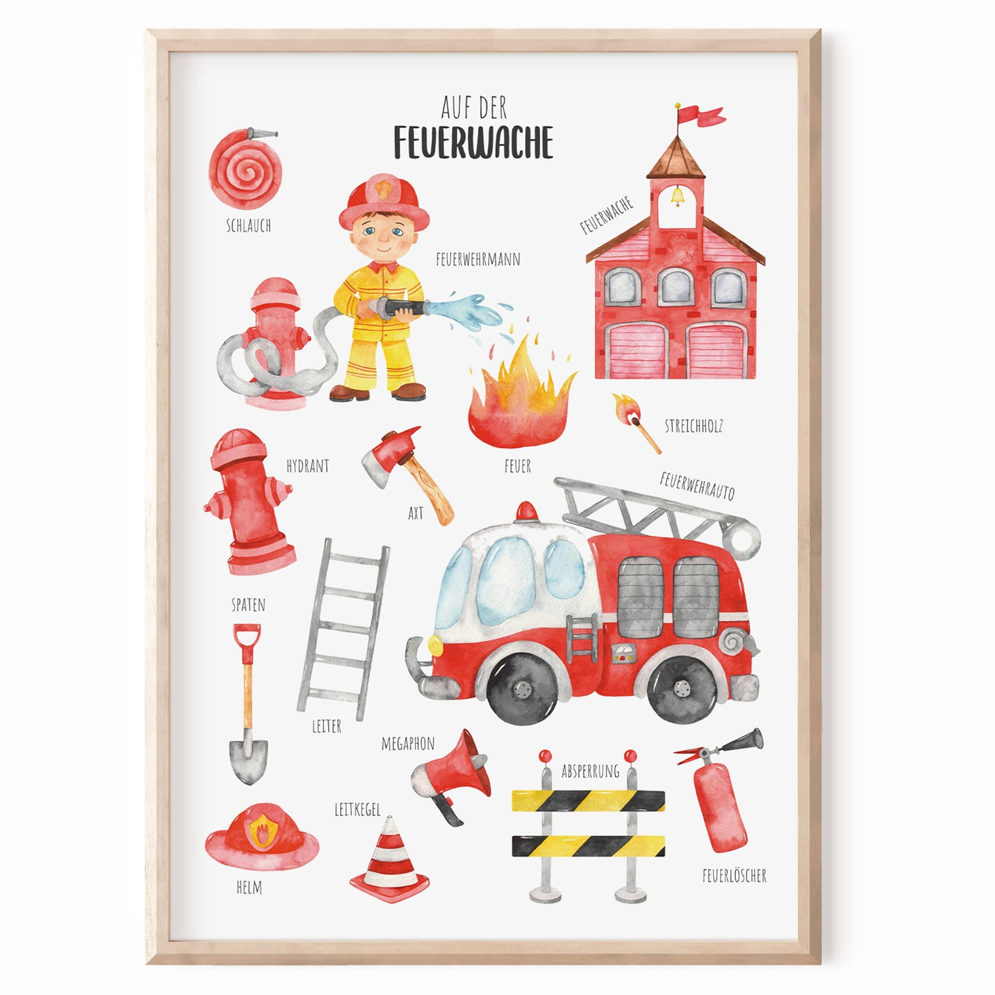 Kinderzimmerposter_Feuerwehr_A2