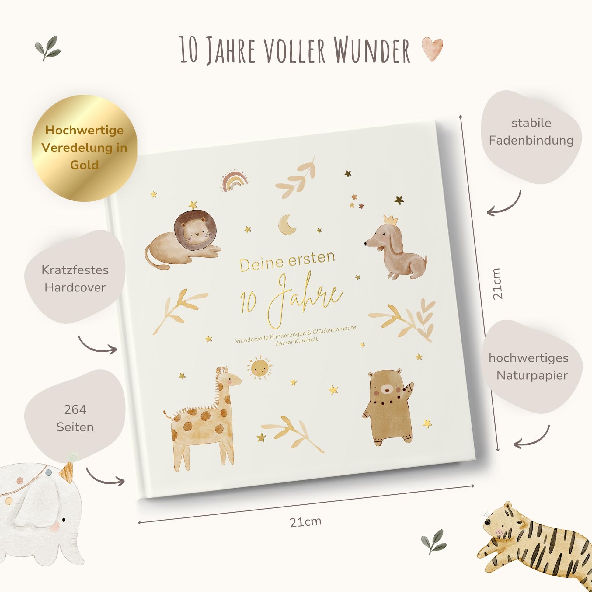 Babyalbum_Deine_ersten_zehn_Jahre_beige