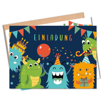 Einladungskarten_Kindergeburtstag_Monster