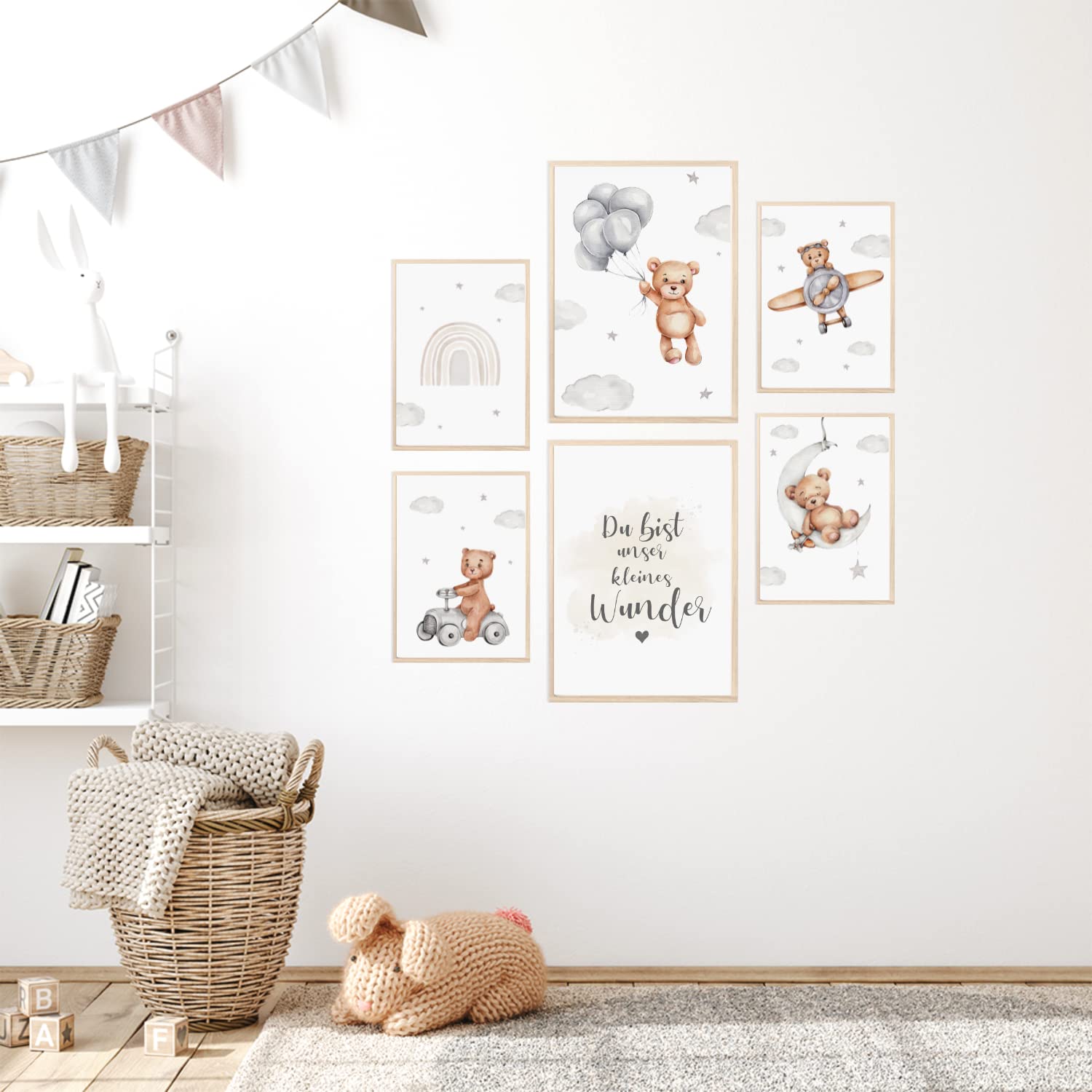 Kinderzimmerposter_Bär_Flugzeuge_A4_A5