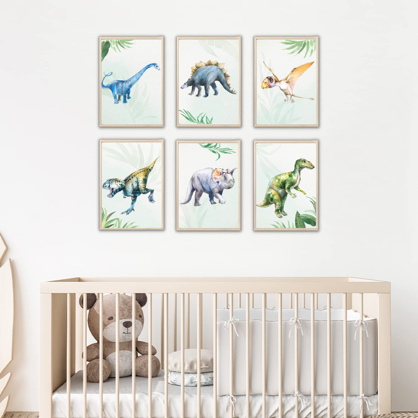 Kinderzimmerposter_Dinoposter_A4_6er_Set