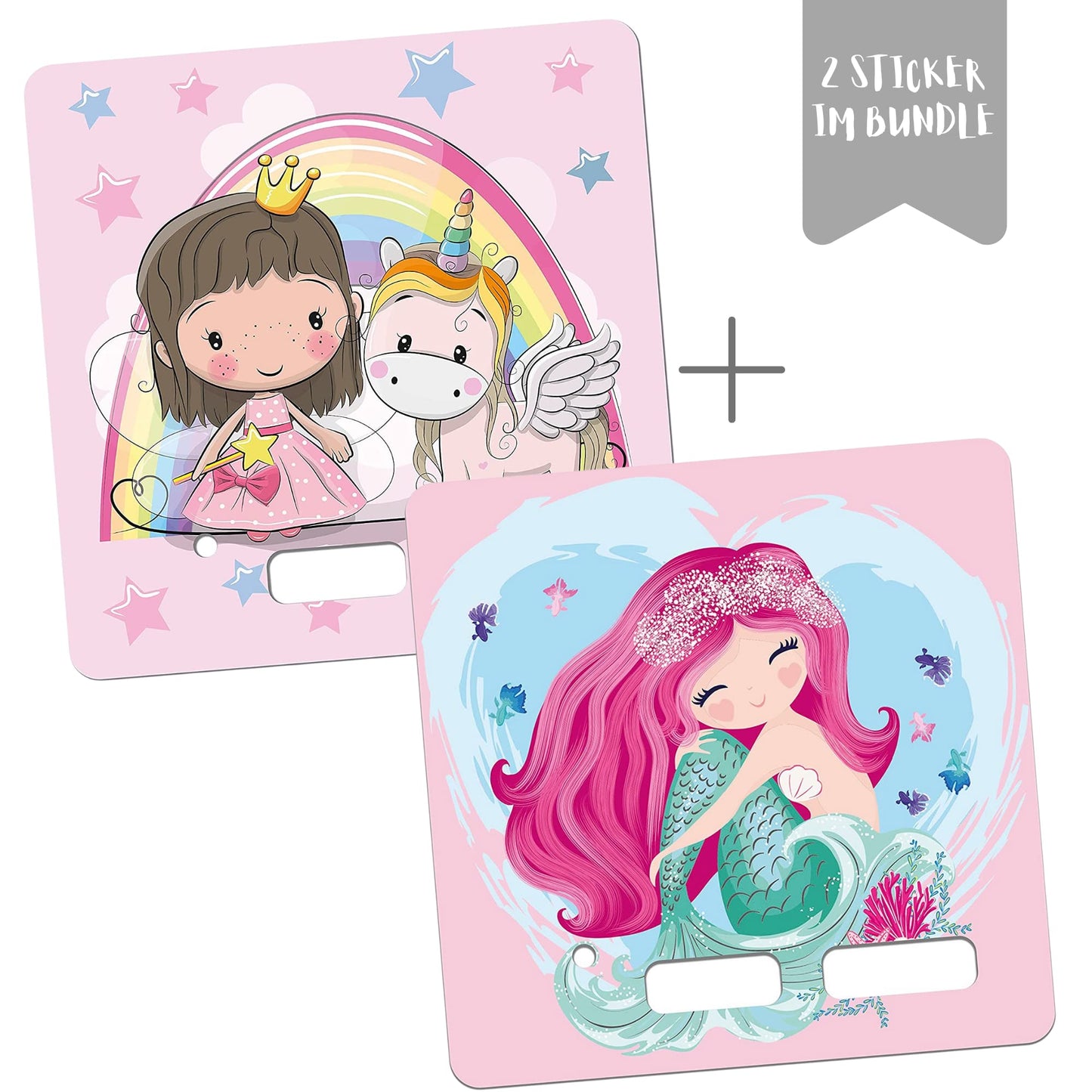 Toniebox_sticker_Meerjungfrau_Einhorn_pink_2er_Set