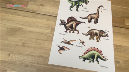 Kinderzimmerposter_Dinos_A2