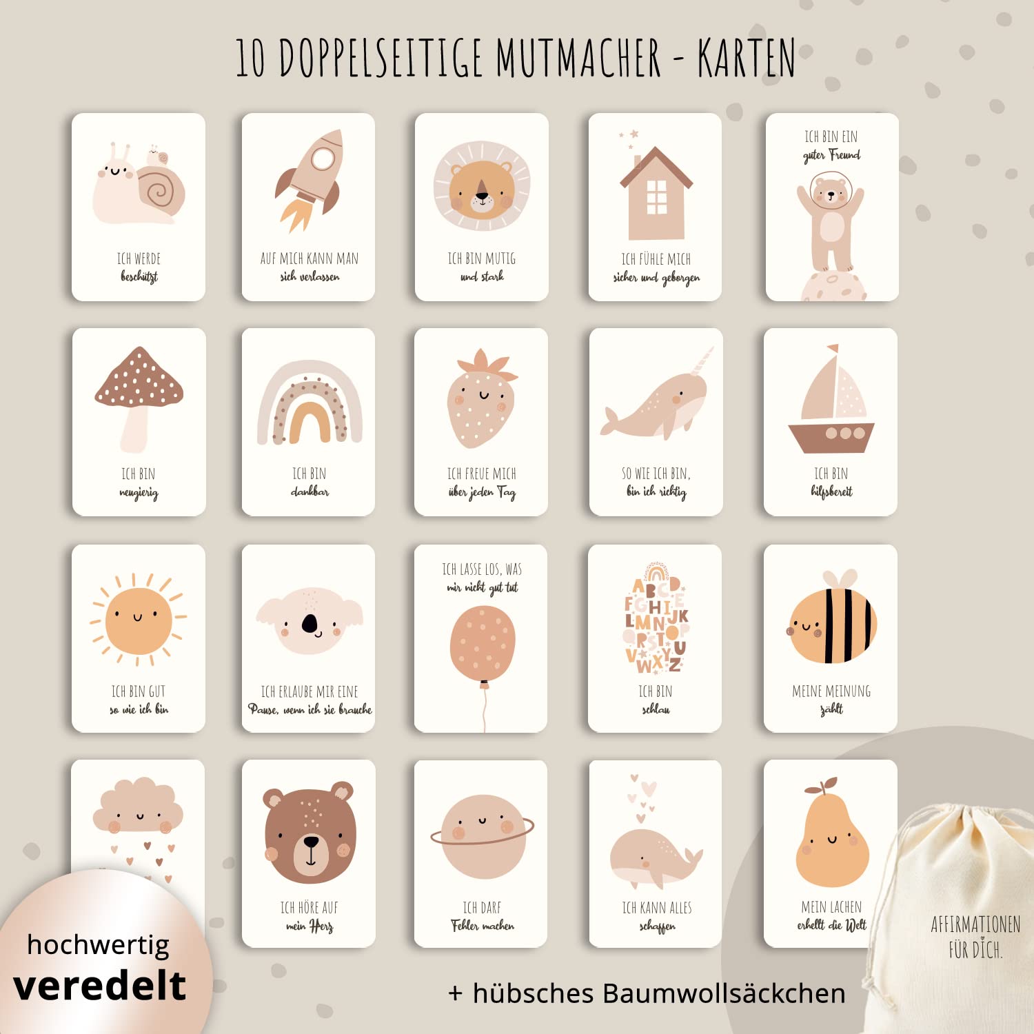 10_Affirmationskarten_doppelseitig_mit_Baumwollsäckchen